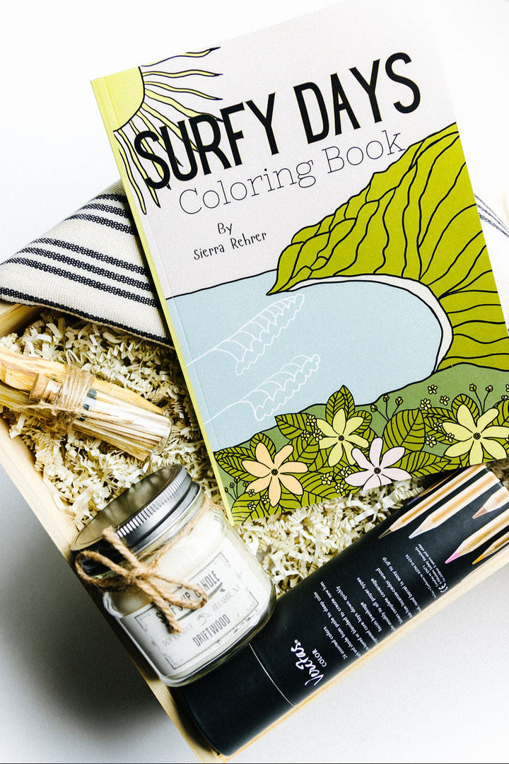 Coastal-inspired relaxation and creativity gift set by Salt & Earth