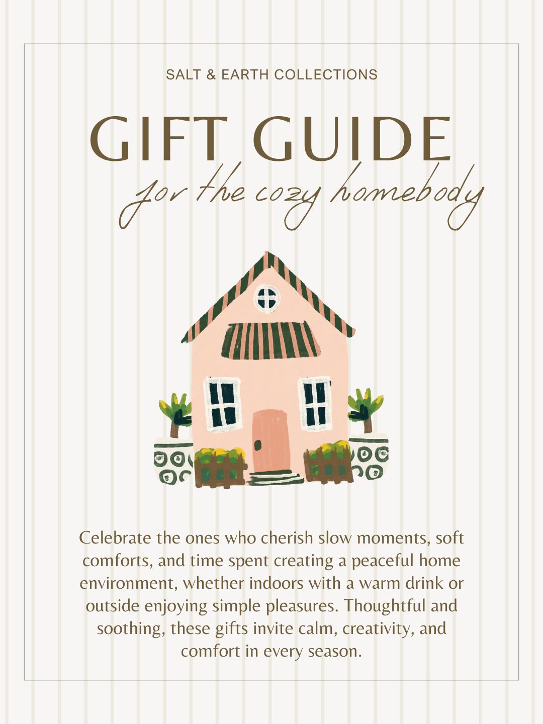 Holiday Gift Guide for Cozy Homebodies