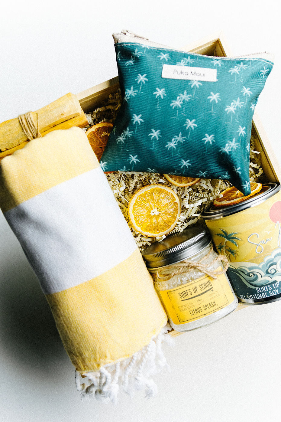 Jupiter Beach Gift Box perfect for a beach day and self care after a day at the beach